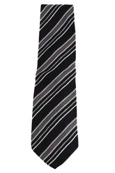 Cravate Giorgio Armani Noir en Soie - Seconde Main
