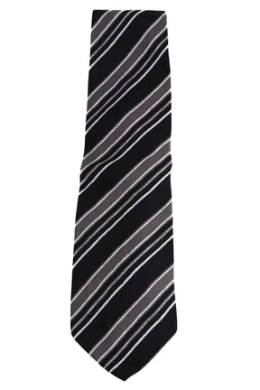 Cravate Giorgio Armani Noir en Soie - Seconde Main