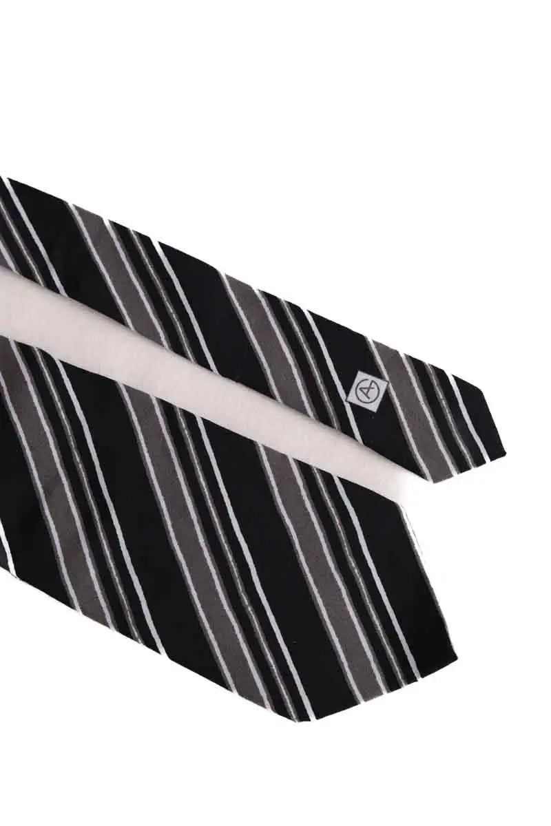 Cravate Giorgio Armani Noir en Soie