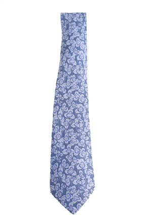 Cravate Hermès Bleu en Soie - Seconde Main