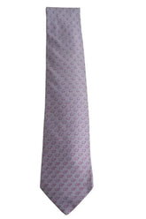 Cravate Hermès Gris en Soie - Seconde Main