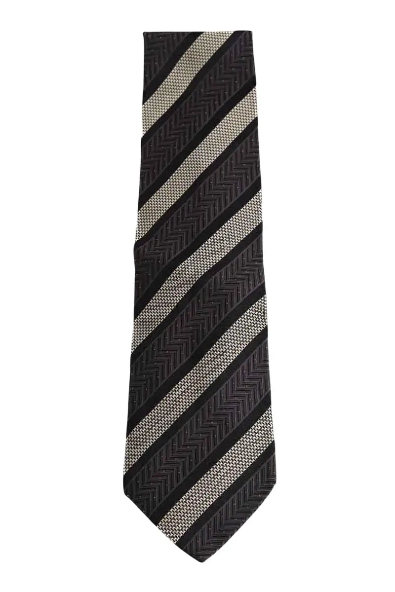 Cravate Hugo Boss Anthracite en Soie - Seconde Main