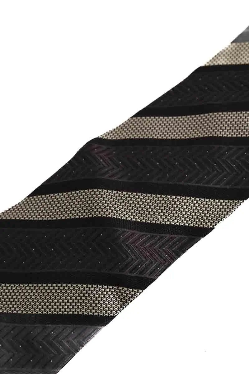 Cravate Hugo Boss Anthracite en Soie