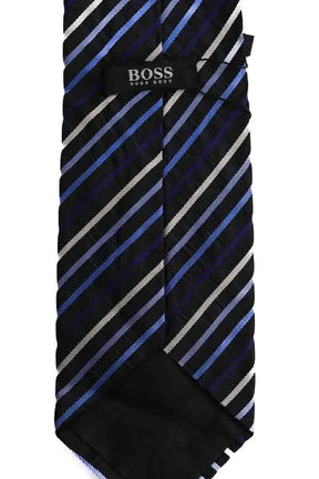Cravate Hugo Boss Bleu en Soie