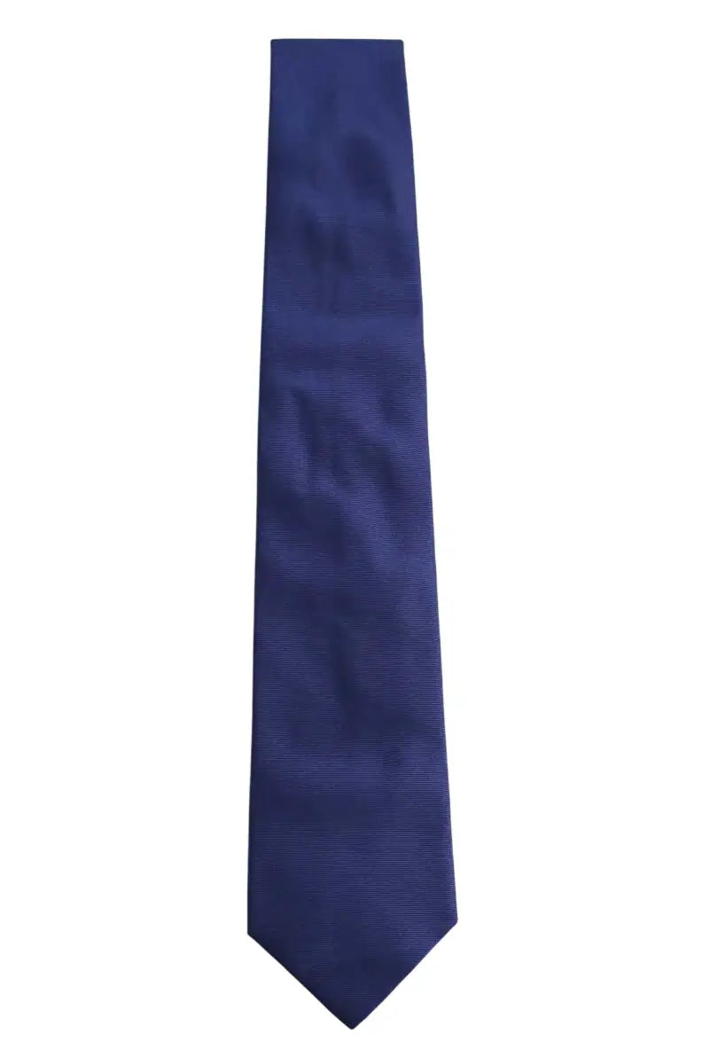 Cravate Hugo Boss Marine en Soie - Seconde Main