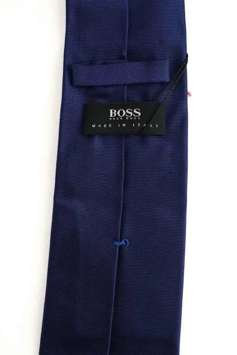 Cravate Hugo Boss Marine en Soie