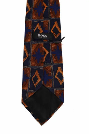 Cravate Hugo Boss Marine en Soie