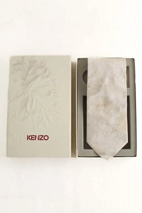 Cravate Kenzo Beige en Soie