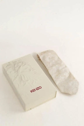 Cravate Kenzo Beige en Soie