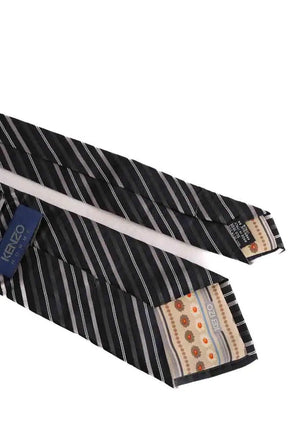 Cravate Kenzo Noir en Soie