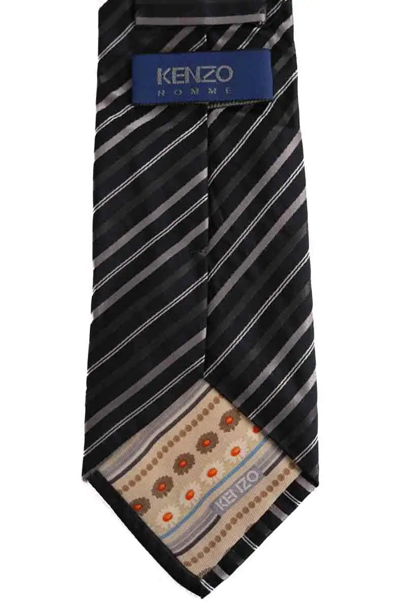 Cravate Kenzo Noir en Soie