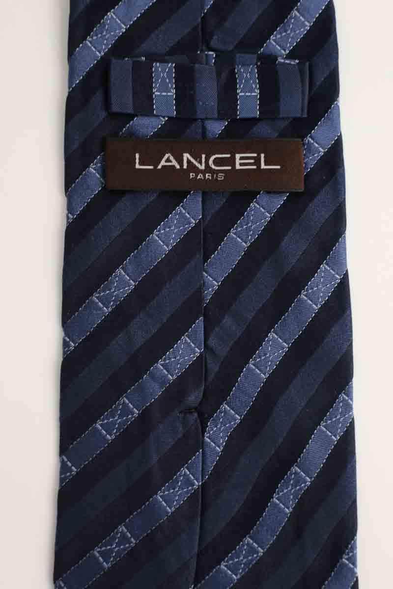 Cravate Lancel Bleu en Soie