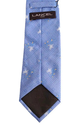 Cravate Lancel Bleu en Soie