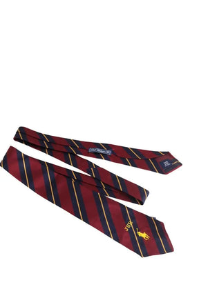 Cravate Ralph Lauren Bordeaux en Soie