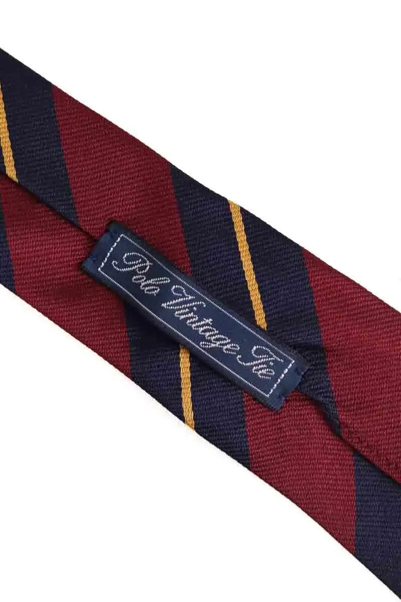 Cravate Ralph Lauren Bordeaux en Soie