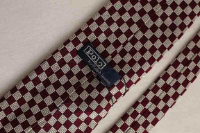 Cravate Ralph Lauren Bordeaux en Soie