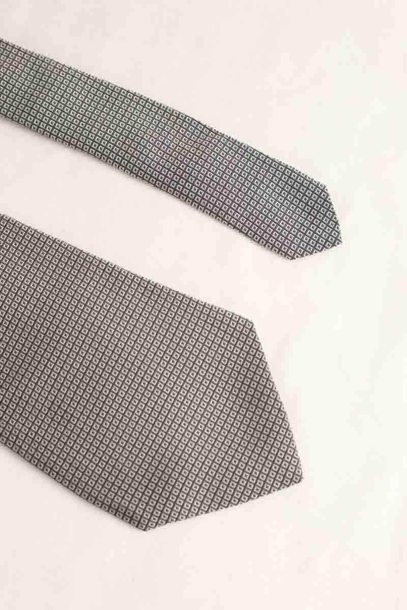 Cravate Ralph Lauren Gris en Soie