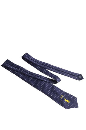 Cravate Ralph Lauren Marine en Soie