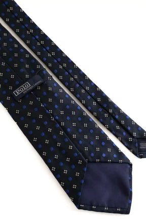 Cravate Ralph Lauren Marine en Soie