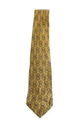 Cravate Salvatore Ferragamo Jaune en Soie - Seconde Main