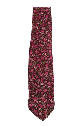 Cravate Valentino Rose en Soie - Seconde Main