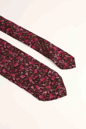Cravate Valentino Rose en Soie