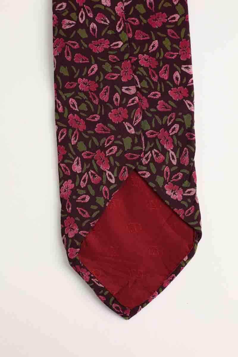 Cravate Valentino Rose en Soie