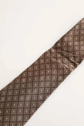 Cravate Versace Marron en Soie