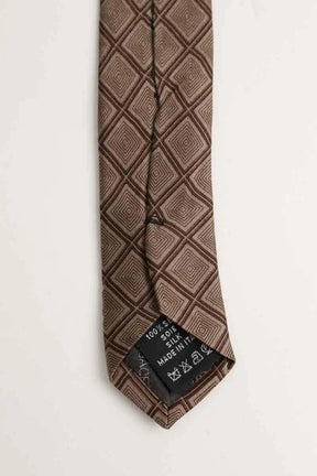 Cravate Versace Marron en Soie