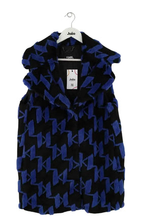Veste Karl Lagerfeld Bleu en Synthétique, taille S - Seconde Main