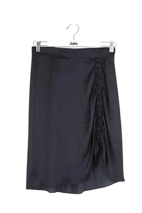 Jupe Zadig & Voltaire Jiji satin Noir en Synthétique, taille S - Seconde Main