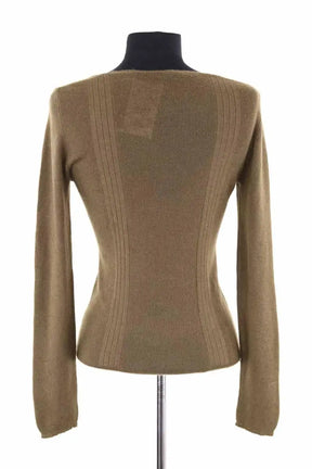 Top Prada Kaki en Cachemire