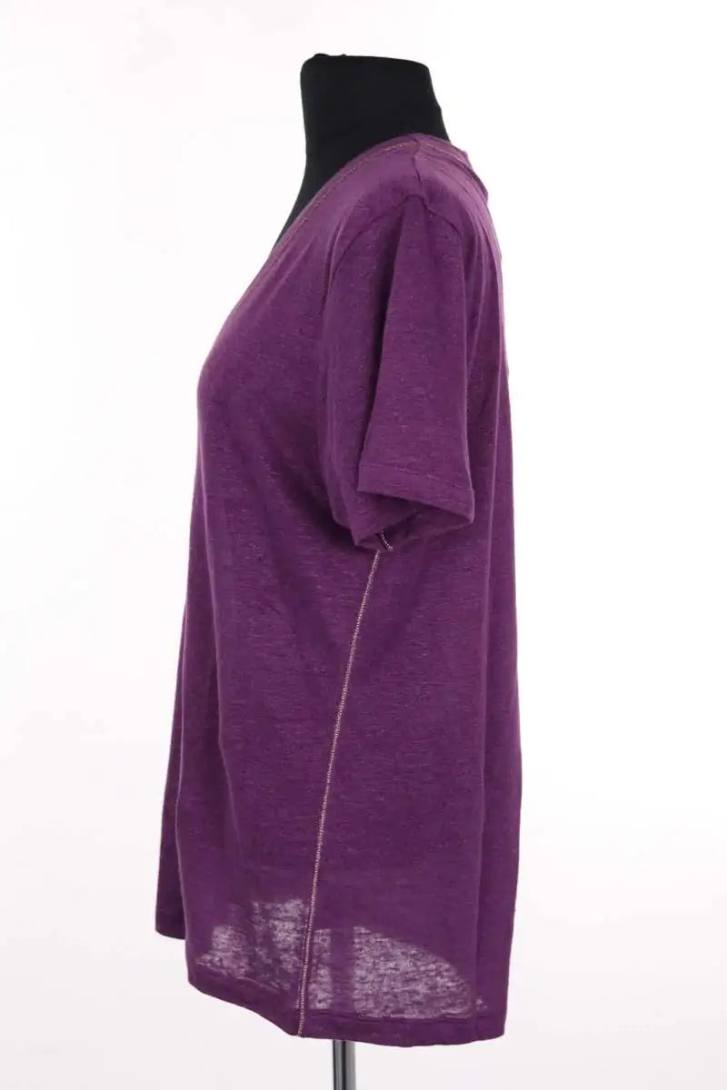 T-shirt Maison Sarah Lavoine Violet en Lin