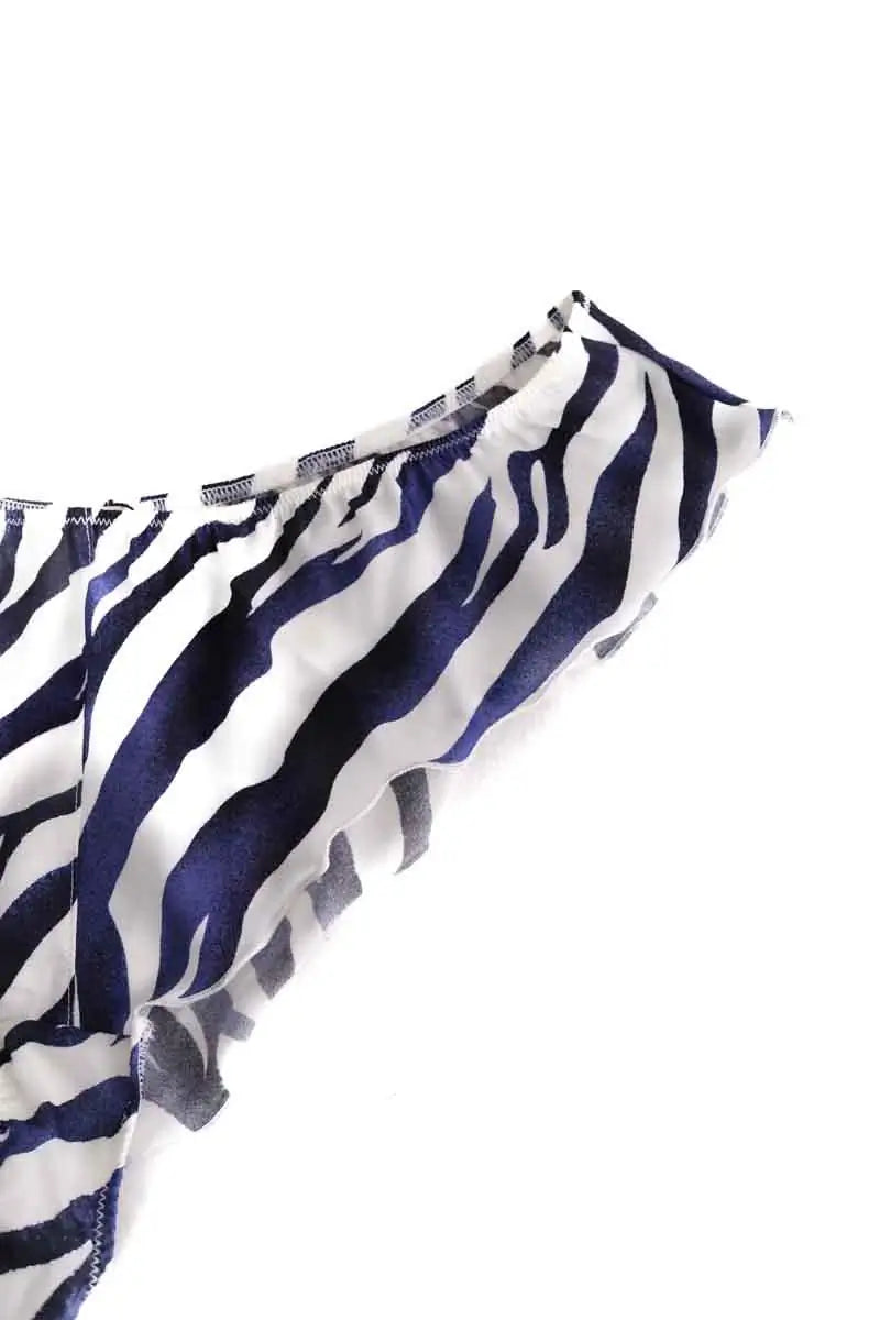 Culotte Noo Fly Blue Tiger  Bleu en Synthétique
