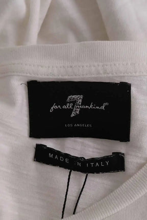 T-shirt 7 For All Mankind Blanc en Coton