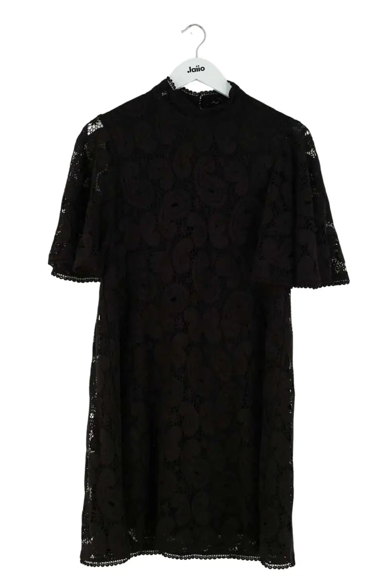 Robe The Kooples Noir en Coton, taille L - Seconde Main