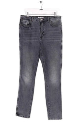 Jean slim Anine Bing Noir en Coton, taille L - Seconde Main