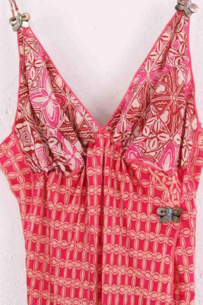 Robe Poupette St Barth Rose en Soie