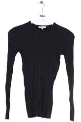 Top Equipment Noir en Viscose, taille S - Seconde Main