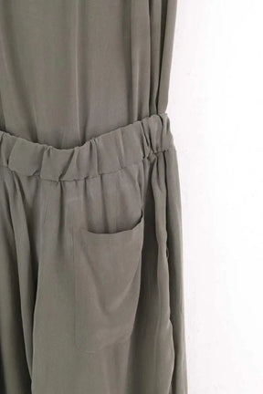 Combinaison Toupy Kaki en Soie