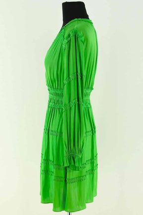 Robe Maje Vert en Synthétique