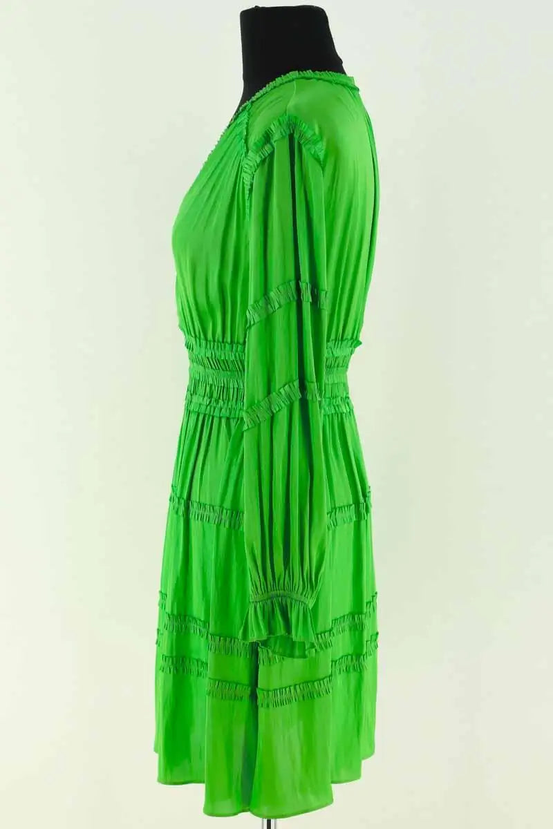 Robe Maje Vert en Synthétique