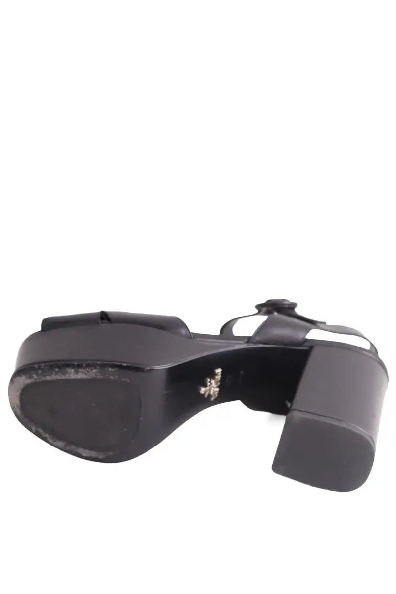 Talons Prada Noir en Cuir