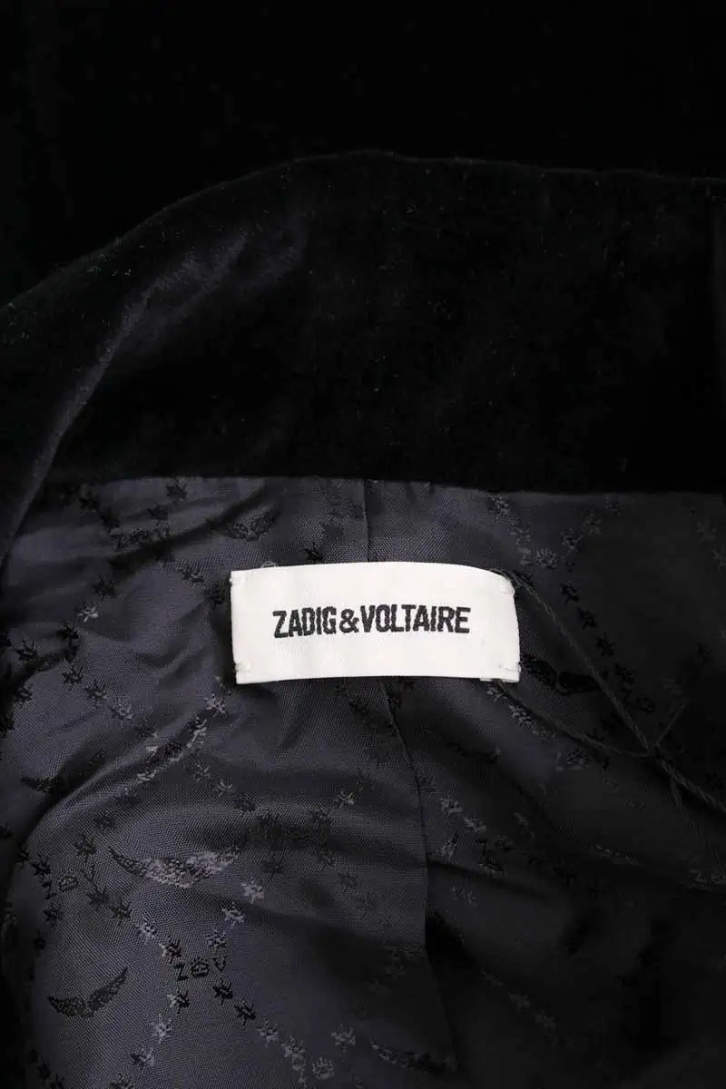 Blazer Zadig & Voltaire Noir en Velours