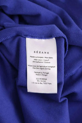 Robe Sézane Bleu en Coton