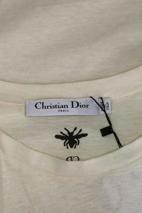 T-shirt Dior Ecru en Coton