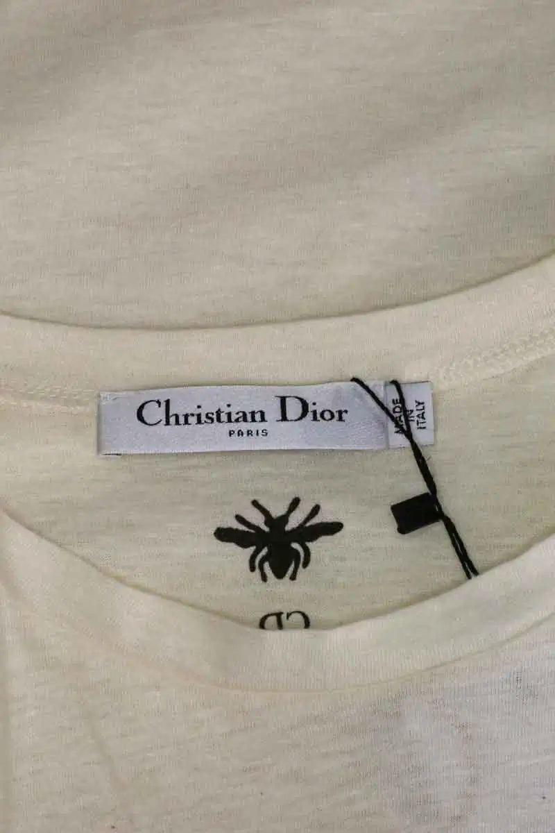 T-shirt Dior Ecru en Coton