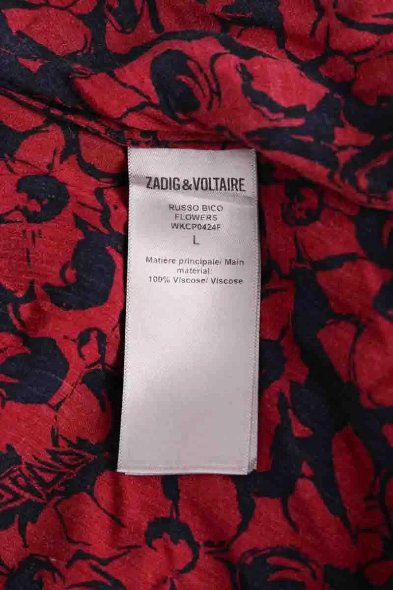 Robe Zadig & Voltaire Bordeaux en Viscose