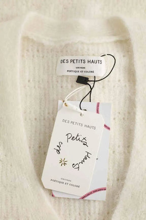 Top sans manche Des Petits Hauts  Ecru