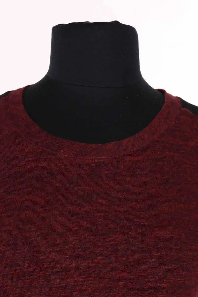 T-shirt Maje Bordeaux en Synthétique